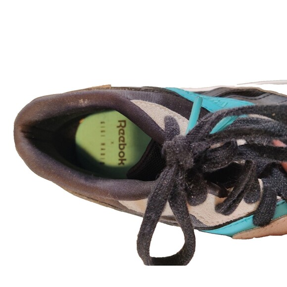 Reebok x GiGi Hadid ~teal/black/white~ mens shoes size 7 1/2 - Picture 7 of 13